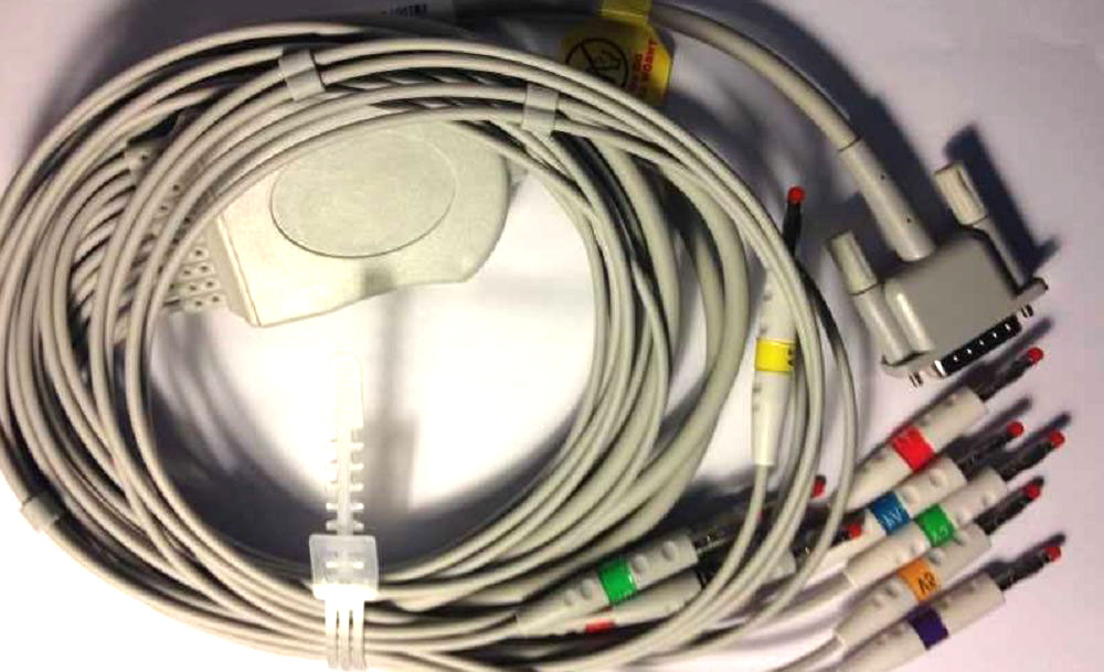 ЭКГ кабель пациента для Dr Lee 120B, 310A, 310B, MACQUAIRE CT100, CT200