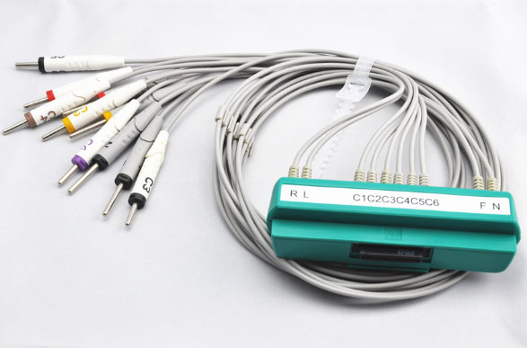 ЭКГ кабель пациента для Nihon Kohden  ECG-9320, ECG-9522P, ECG-1550, 1550K, OEM BR-911D, BR-912D
