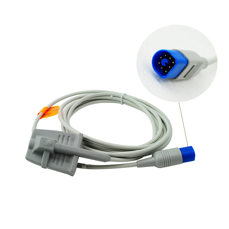 Датчик пульсоксиметрический SpO2 Philips 78352A/C, 78354A/C, 78834C, M1020A, M1025A/B, M1205A, M1350B, M3046A, М3, М4, MP20, MP30, MP40, MP50, MP70, MP80, VM4, VM6, VM8, мягкий, для взрослых