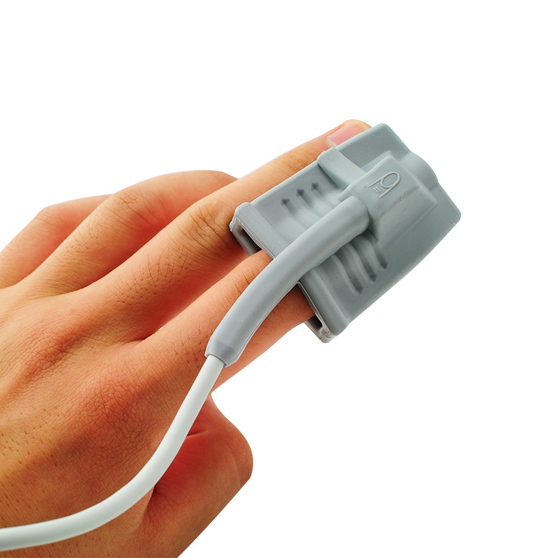 Датчик пульсоксиметрический SpO2 Philips 78352A/C, 78354A/C, 78834C, M1020A, M1025A/B, M1205A, M1350B, M3046A, М3, М4, MP20, MP30, MP40, MP50, MP70, MP80, VM4, VM6, VM8, мягкий, для взрослых