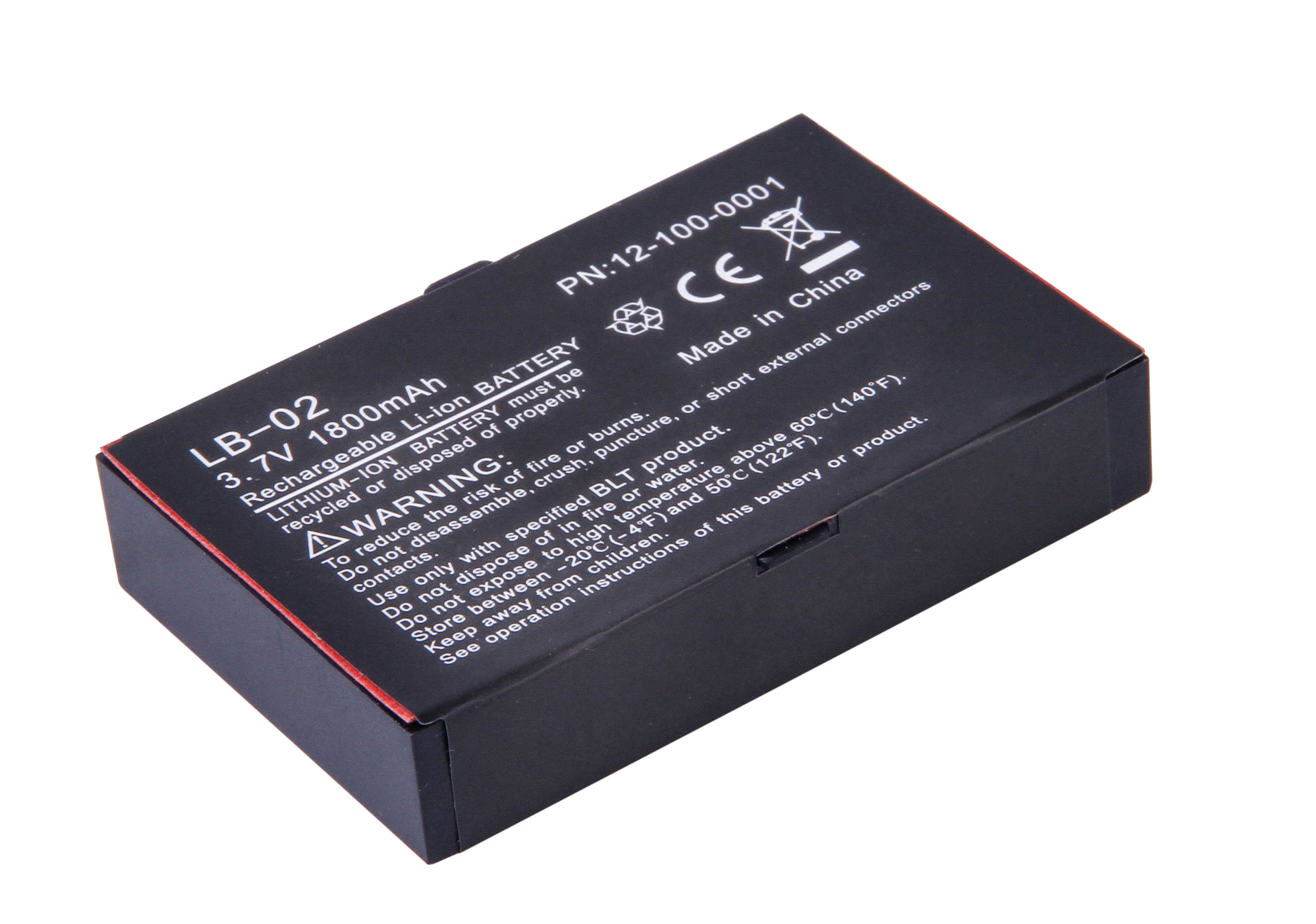 Аккумуляторная батарея для Dixion Storm EMS7, LB-02 PN: 12-100-0001, 3.7V 1800 mAh