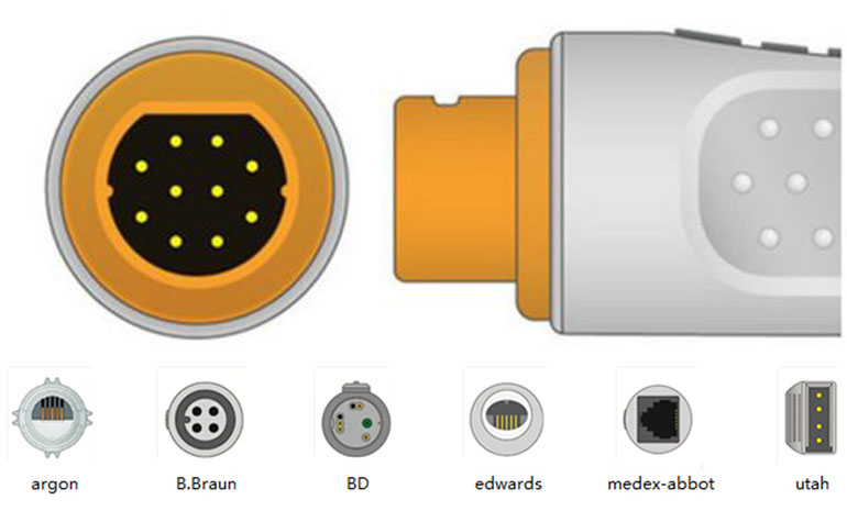 ИАД IBP кабель  Siemens для подключения трансдьюсера к монитору пациента