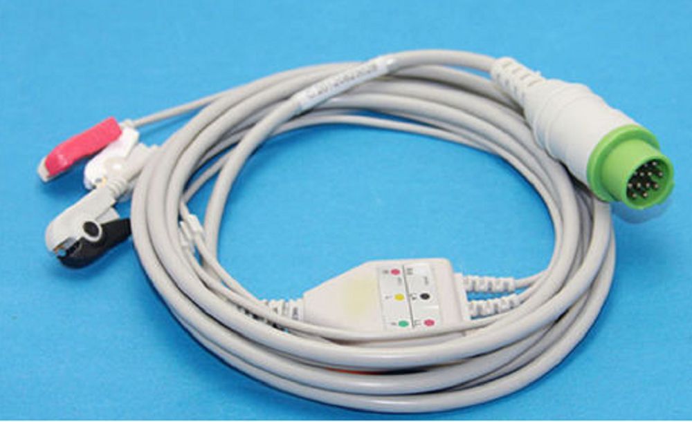 ЭКГ кабель пациента для Kontron 7000, 7135, 7135B, 7141, 7210, 7250, 7251, K2000, KAAT, Kolormon, Micromon, Minimon, Supermon, Vitalmon