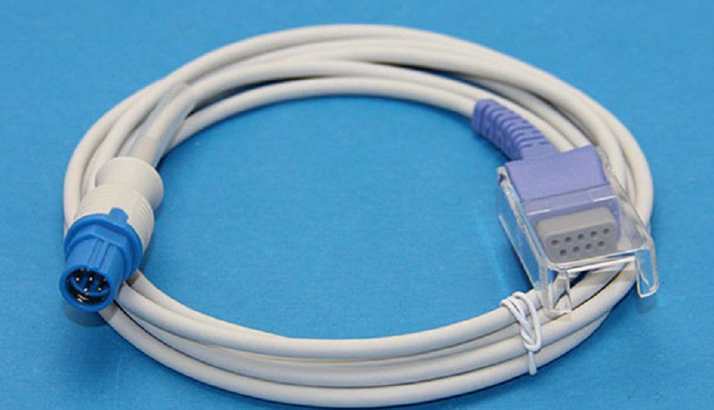 Соединительный кабель переходник SpO2 для Siemens/Draeger Infinity Vista (кроме Vista-120), Delta, Gamma, Kappa MultiMed Pod,MultiMed 5; Siemens SC 6002XL, SC7000, SC8000, SC9000XL, (3368433), MS18683, 7pin, 3м