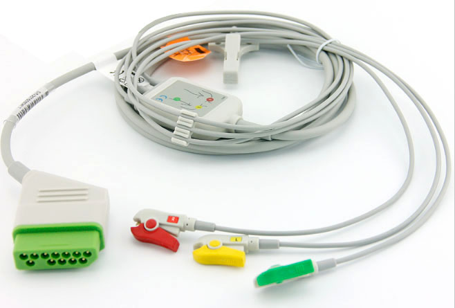 ЭКГ кабель для монитора пациента Nihon Kohden Life Scope L, BSM-2301 .