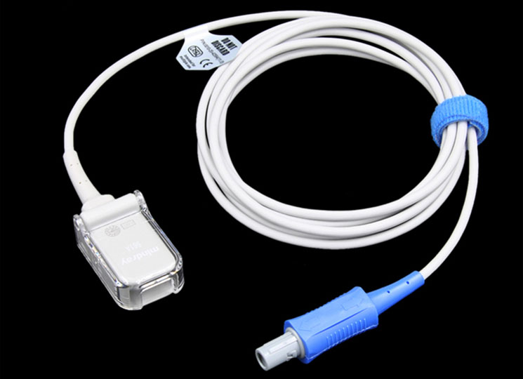 Удлинительный кабель переходник SpO2 для пульсоксиметрического датчика Mindray PM-7000, 561A, оригинальная распиновка