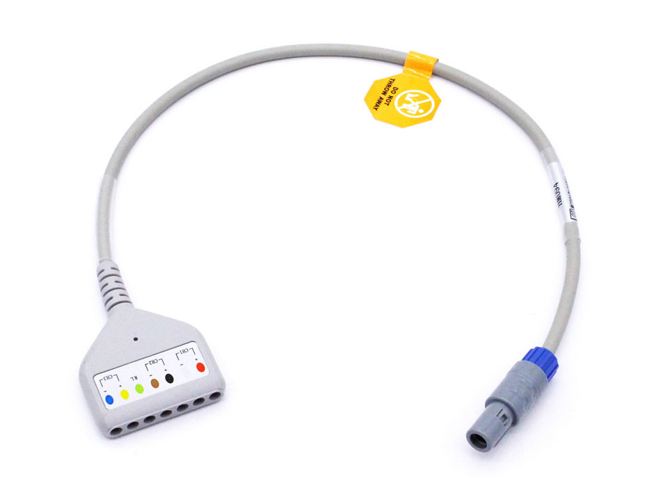 Магистральный Trunk кабель для суточного монитора Oxford Instruments Medical Medilog FD5, FD-, для подключения 7 отведений тип DIN, разъем 14 Pin