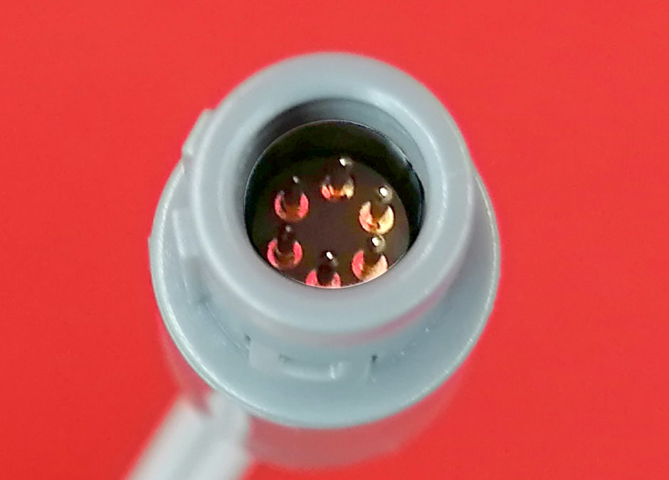 Датчик пульсоксиметрический SpO2 Sensitec MEC 1200, PM 9000, коннектор: 6 pins, 2-ключа, 40 градусов, взрослый, клипса