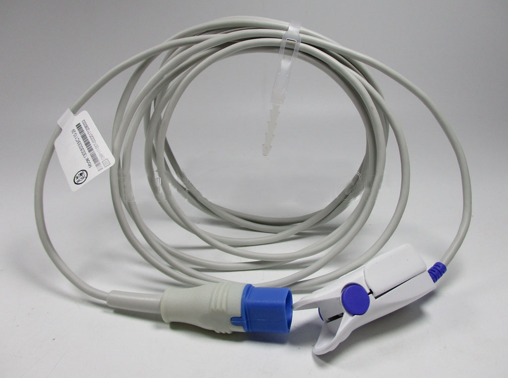 Датчик пульсоксиметрический SpO2 для монитора пациента Philips P20 MP30 MP40 MP50 VM6 VM8 M3 M4, детский, клипса (M1196A)