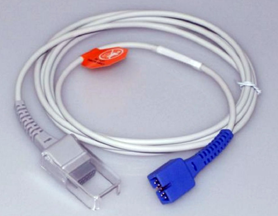 Удлиннительный кабель для датчика пульсоксиметрического SpO2 Nellcor DS100A, DEC-8, DB 9Pin -> 9Pin, DB 7Pin -> 7Pin, DB9M -> DB9F, OXIMAX, 2.2 метра, U708-71