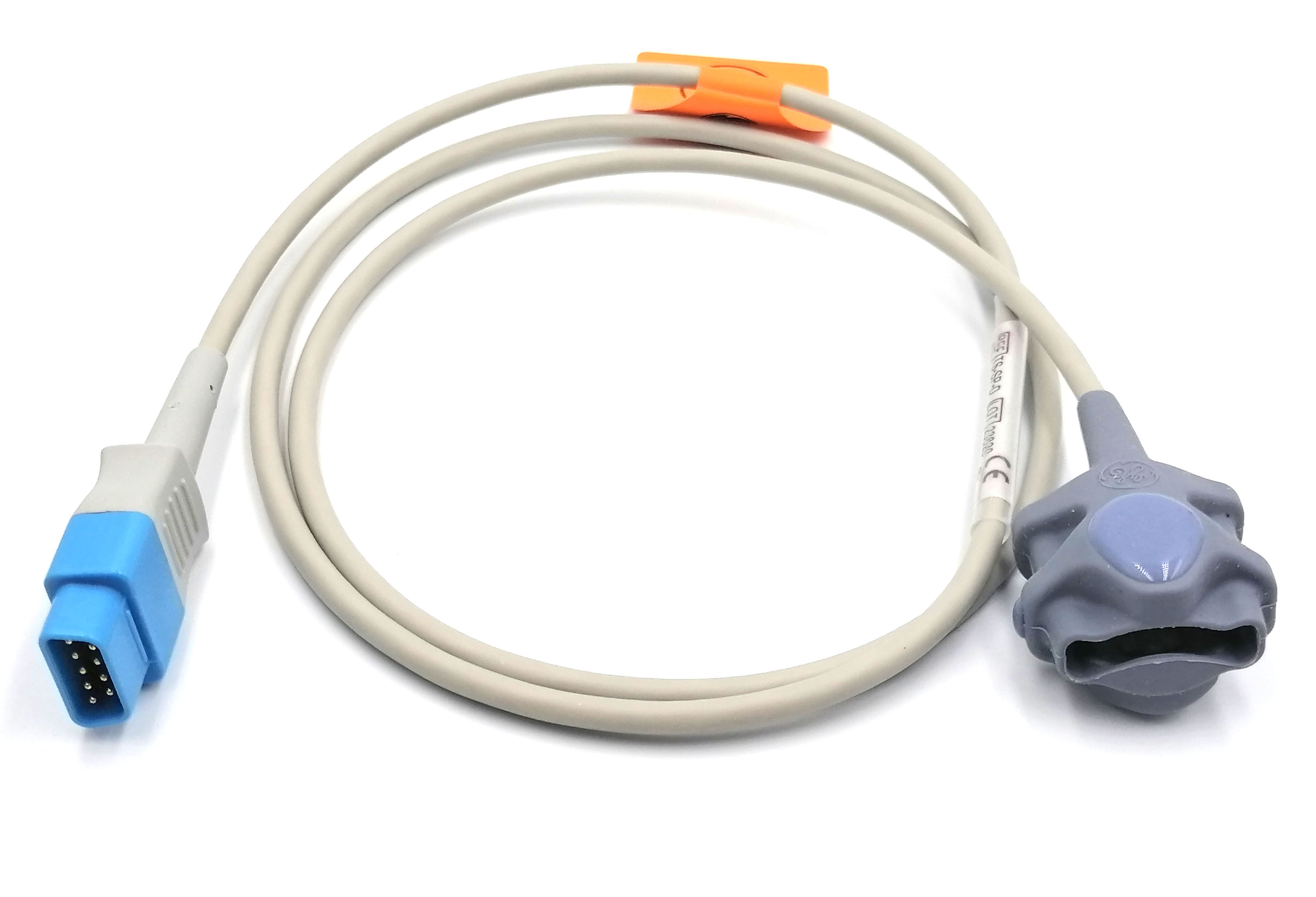 Датчик пульсоксиметрический SpO2 для монитора пациента GE Datex-Ohmeda, TS-SP-D, 9 pin, педиатрический, мягкий